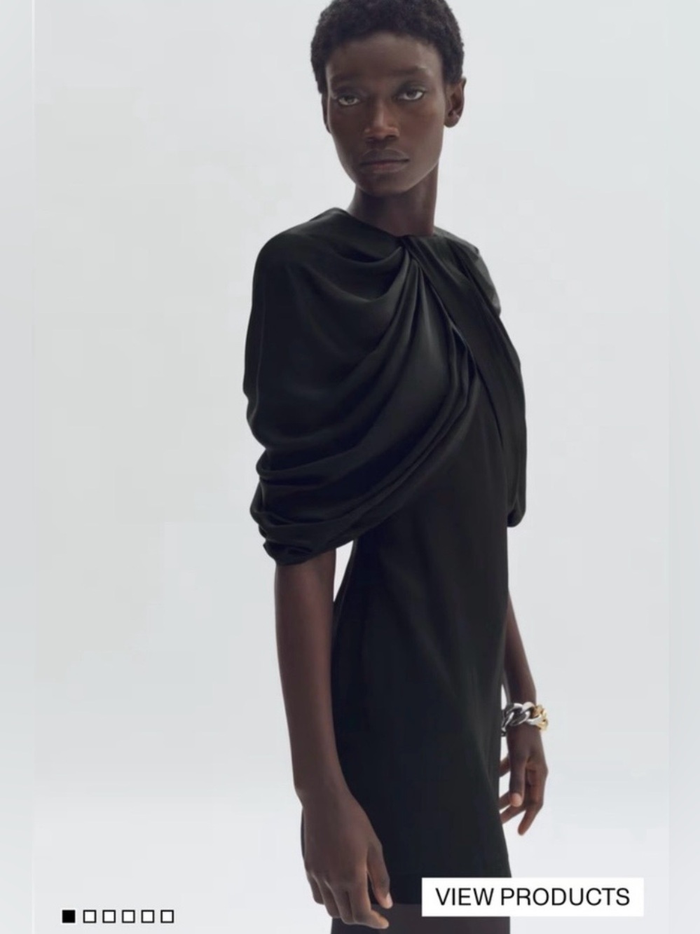 H & M Stella McCartney Black Mini Dress